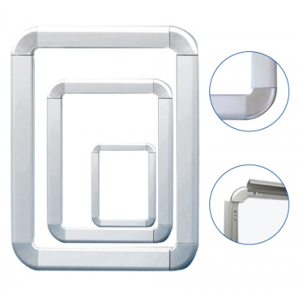 Aluminium Snap Frame w/ Round Corners.